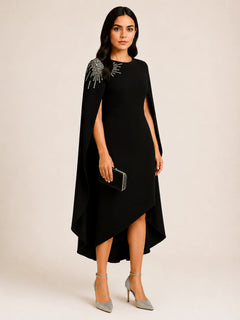 waroodi-serene-cape-evening-gown-black-three-quarter.webp
